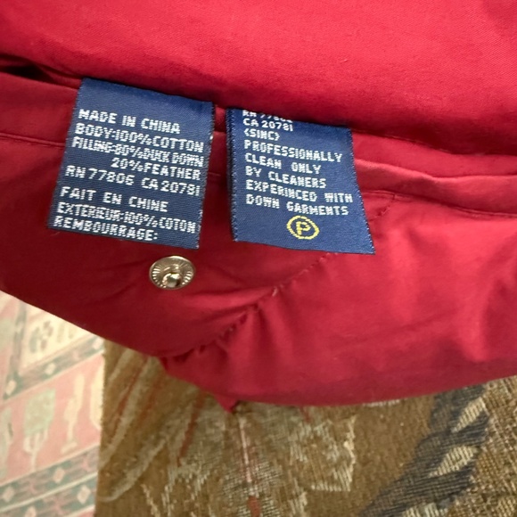 VTG 90s Tommy Hilfiger Reversible Puffer Vest M Crest Tartan Plaid Down Mens - Picture 9 of 15